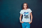 25 T-Shirts Mock-Up (Part 4), a Shirt Mockup by Freeman Studio (Thumbnail 24 of 32)