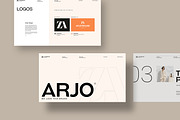 ARJO | Brand Guidelines Canva, a Presentation Template by creathrivestudio (Thumbnail 11 of 13)