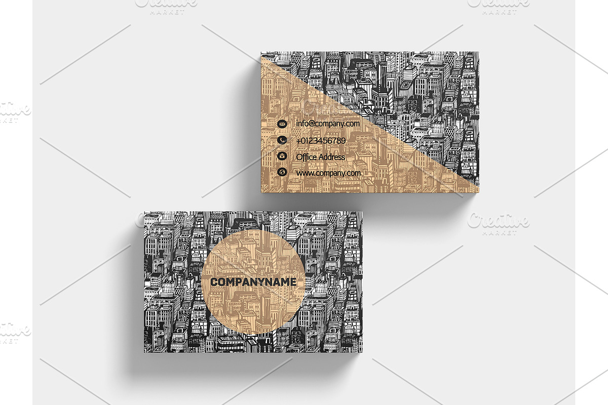Real Estate Business Cards, a Business Card Template by IRSYART (Photo 4 of 6)