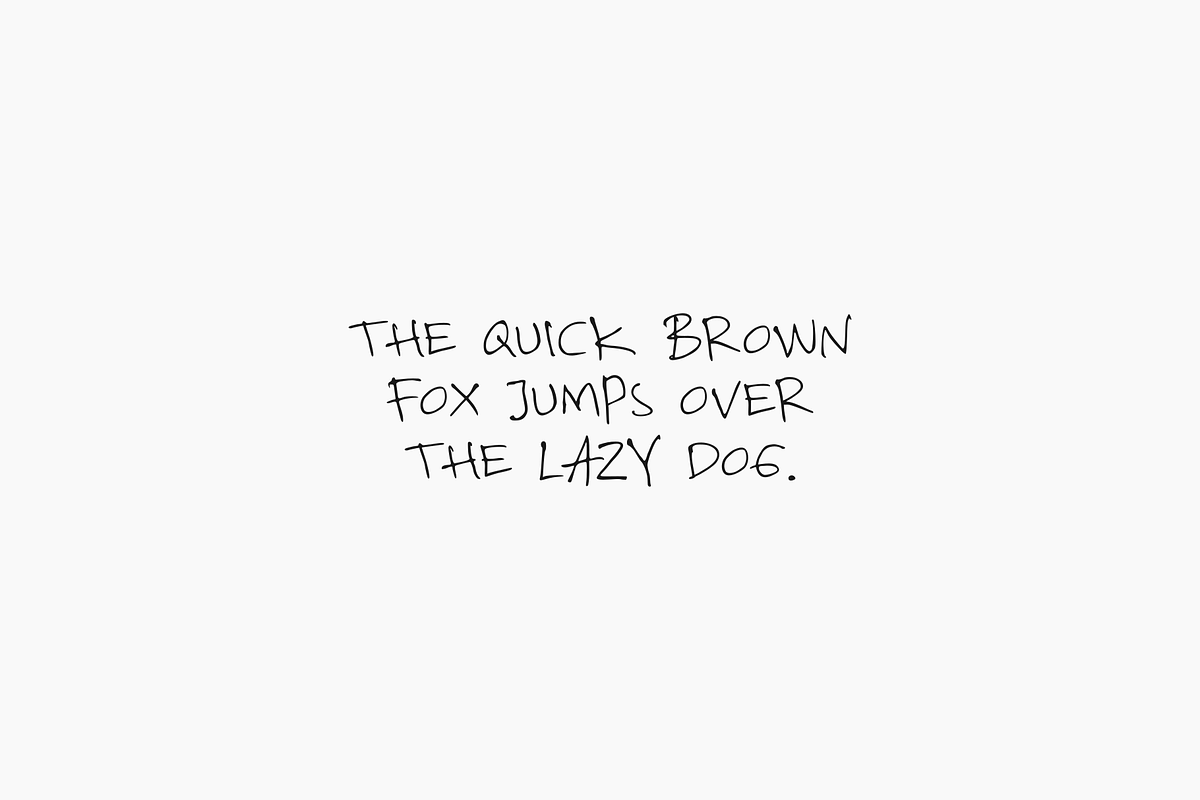 Notinterested, a Handwritten Font by Yktypstd (Photo 7 of 9)