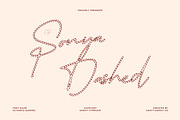CS Sonya Dashed, a Script Font by Craft Supply Co. (Thumbnail 1 of 8)