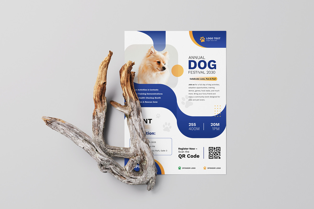 Dog Festival Event Flyer template, a Flyer Template by zahidhossainalif (Photo 3 of 4)