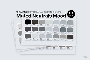 Neutral Procreate Color Palette