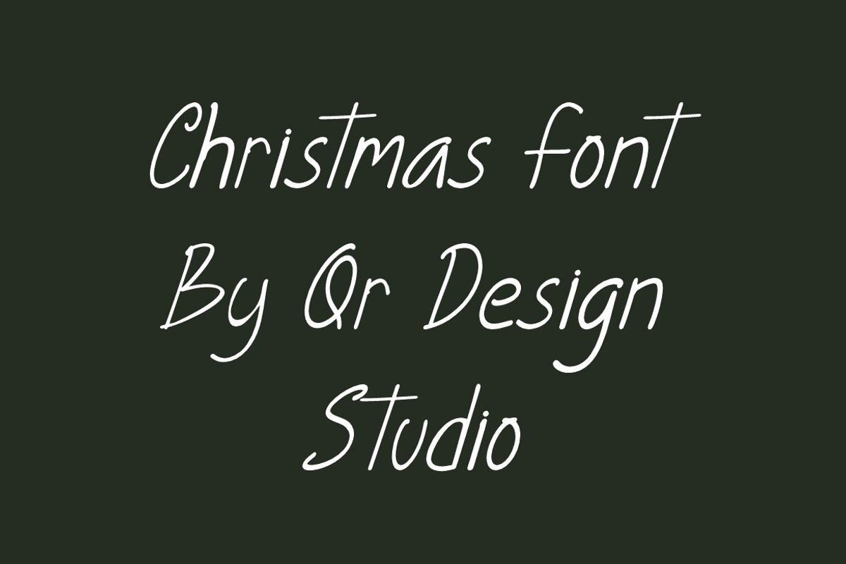 Christtrend Sweet Font, a Handwritten Font by QR Design Studio (Photo 3 of 6)