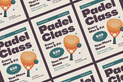 Padel Class - Flyer, a Brochure Template by Izdihaar_Studio (Thumbnail 3 of 3)