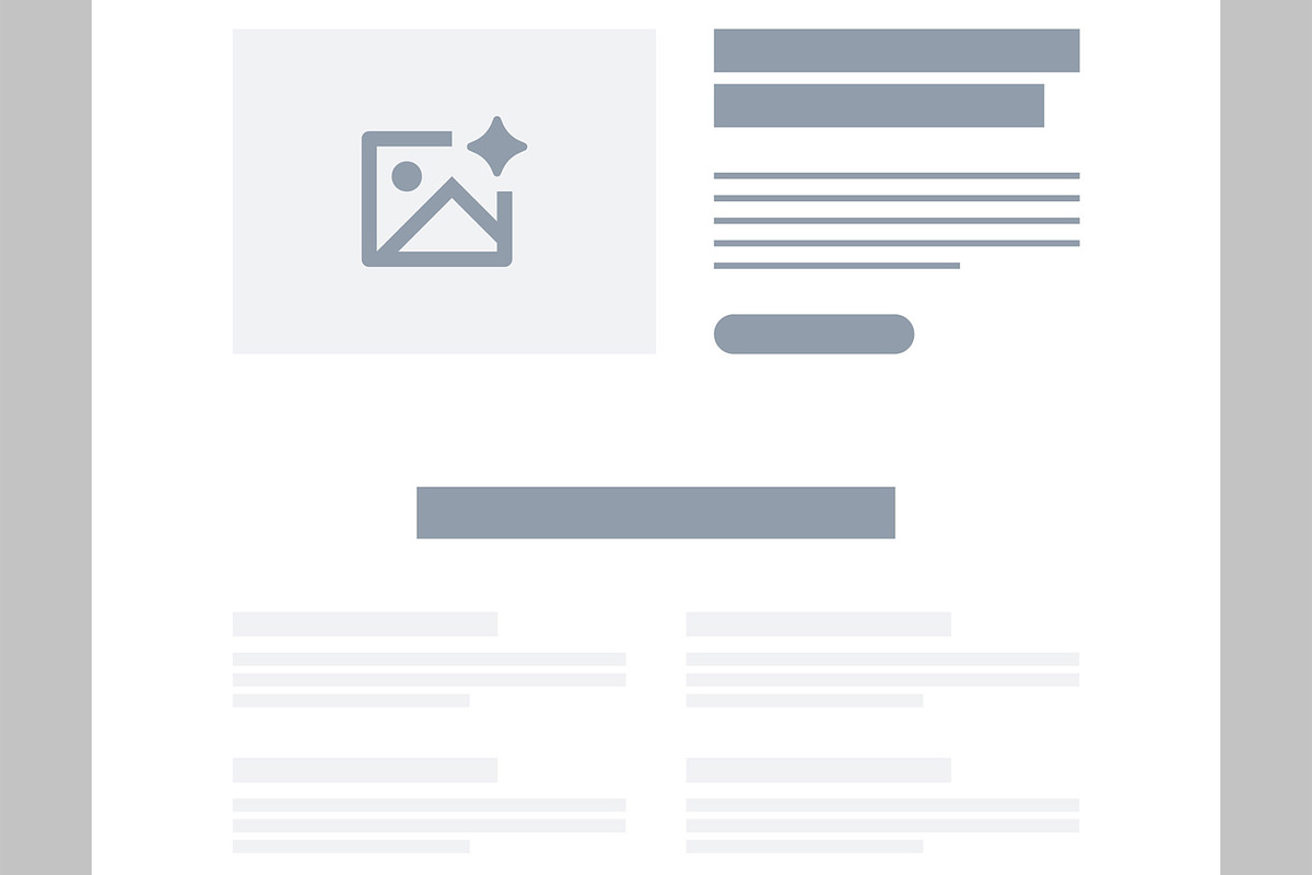 Landing Page Wireframe Template, a Landing Page Template by CreativeShaper (Photo 4 of 6)