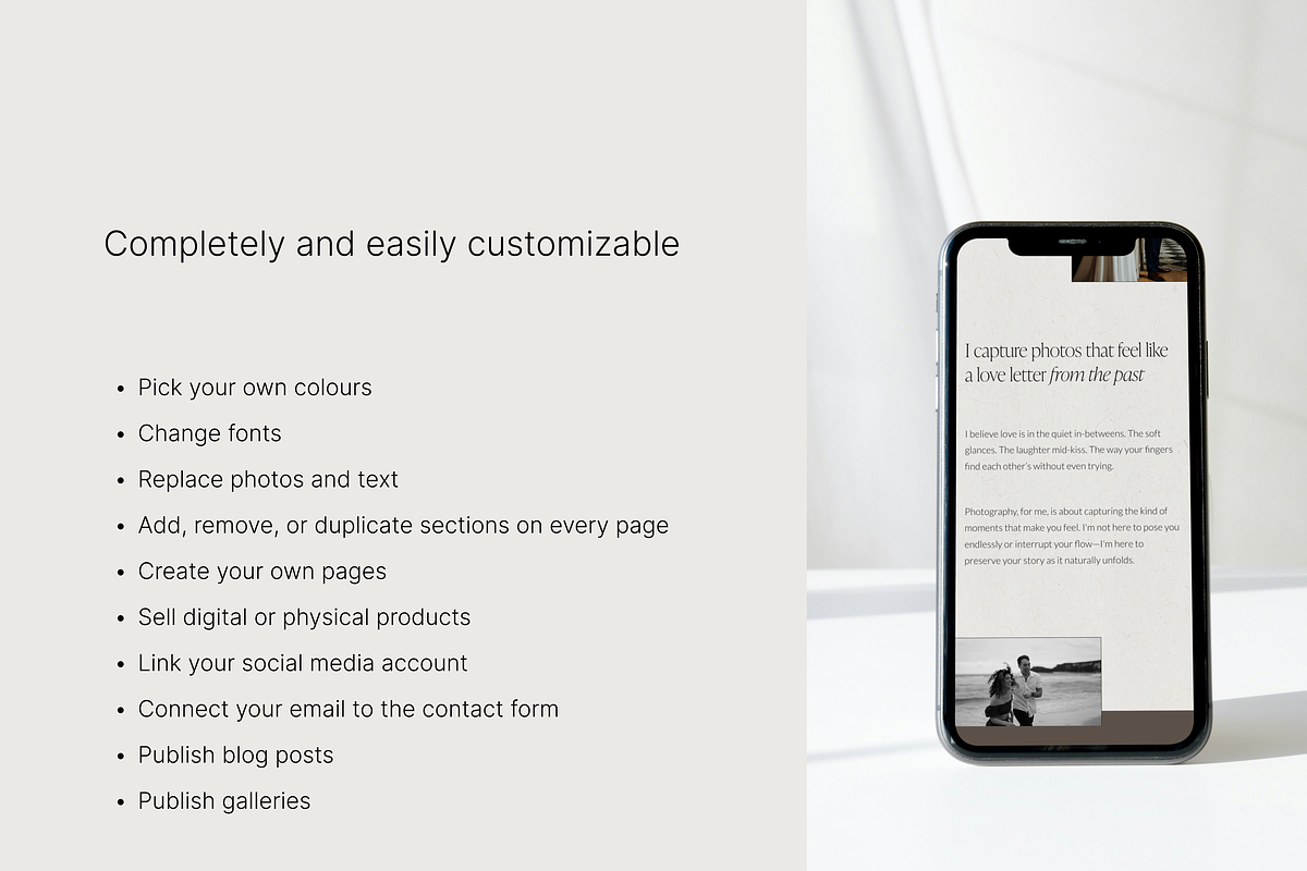 Premium Squarespace Template preview 6