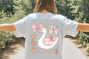 Strawberry Goose Clipart, an Illustration by Digital Artistic99 (Thumbnail 6 of 9)
