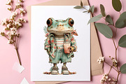 Whimsical Summer Frog Clipart, an Illustration by SinaCreation (Thumbnail 6 of 11)