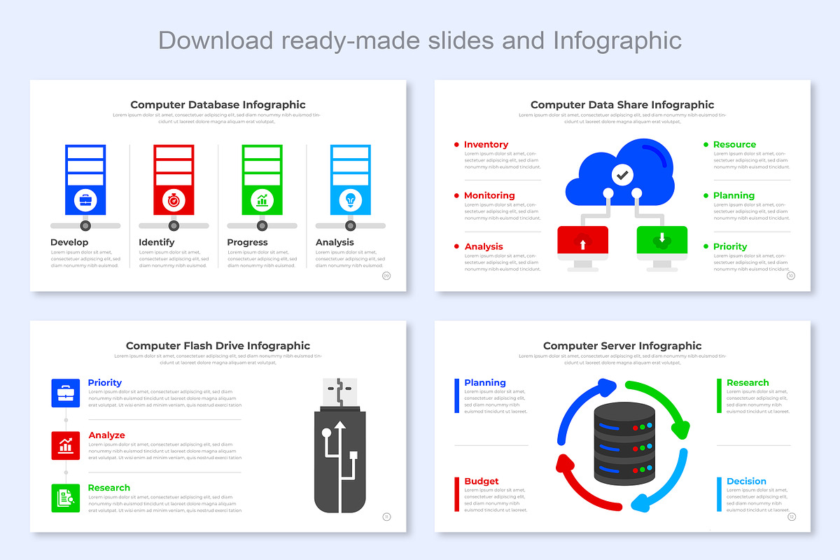 Computer Infographic Google Slide, a Templates & Theme by Mighty-Slide (Photo 4 of 7)