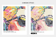 Multi Shape Mosaic Photoshop Action, an Action Add-On by DesignRocket (Thumbnail 5 of 10)