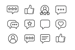 Collection of vector icons, an Illustration by ZinetroN