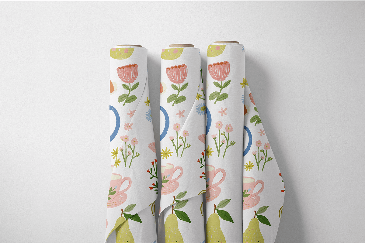 Vintage Teacups Seamless Pattern, a Pattern Graphic by Pati Charm Studio (Photo 6 of 6)