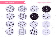 80 hand-drawn patterns for Procreate, a Brush Add-On by Gray Cat Graphics (Thumbnail 7 of 17)