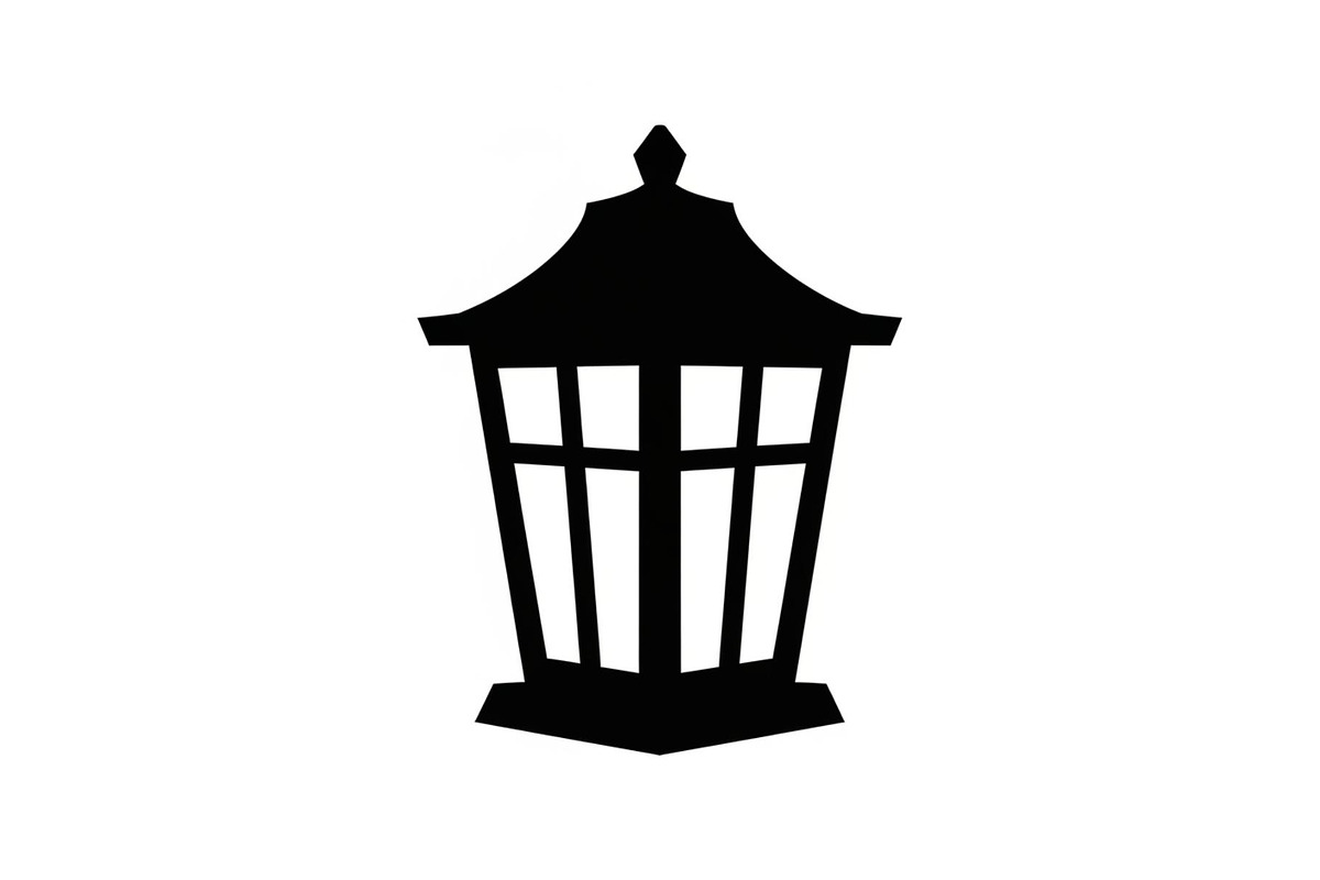 Vintage Street Lantern Silhouette Bu, an Illustration by hafijul (Photo 47 of 51)