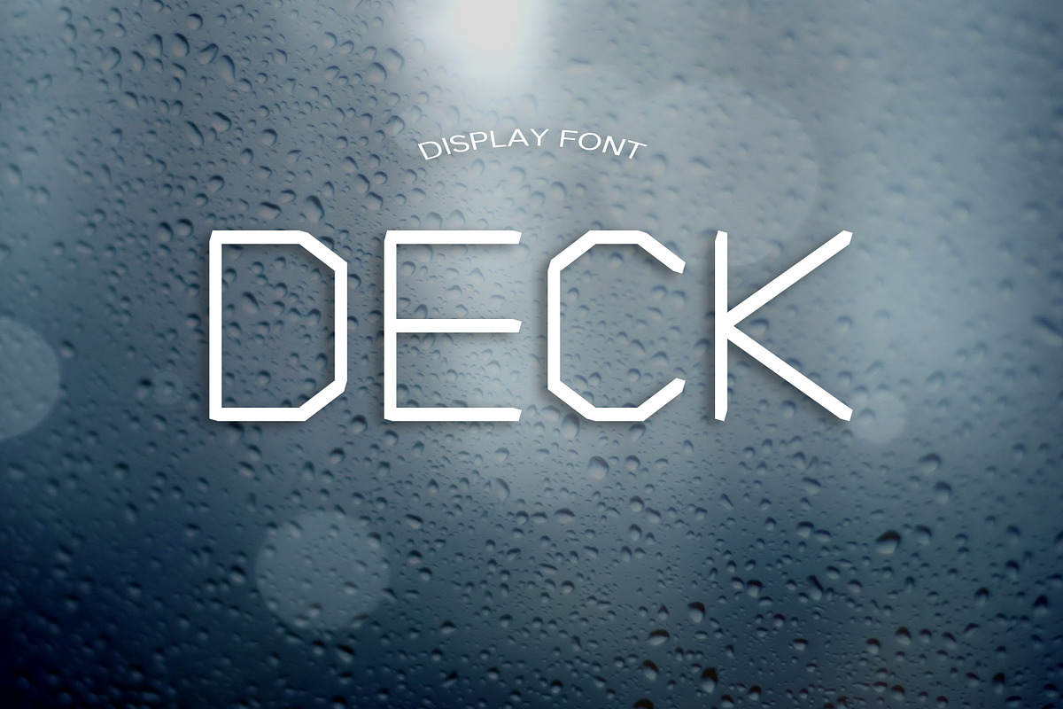 DECK font