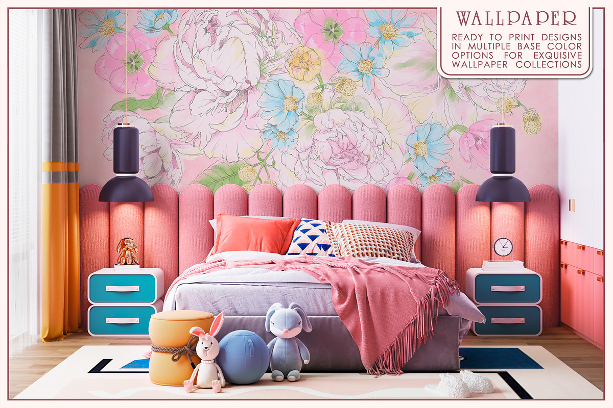 Fresco collection Soft Bloom, a Wallpaper Graphic by Natalia0307 (Photo 16 of 16)