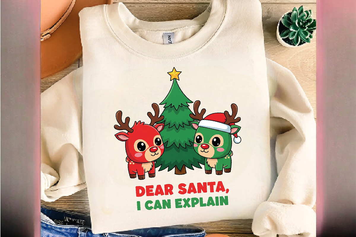 Dear Santa, I Can Explain Christmas, an Illustration by DreamArtGraphic (Photo 3 of 5)