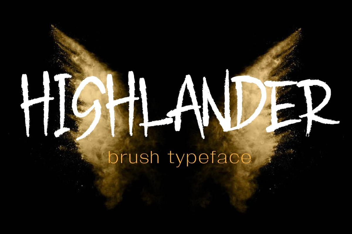 Brush Font Bundle 45 Fonts, a Blackletter Font by AMINMARIO (Photo 42 of 45)