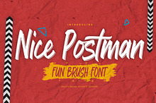 Nice Postman - Fun Brush Font