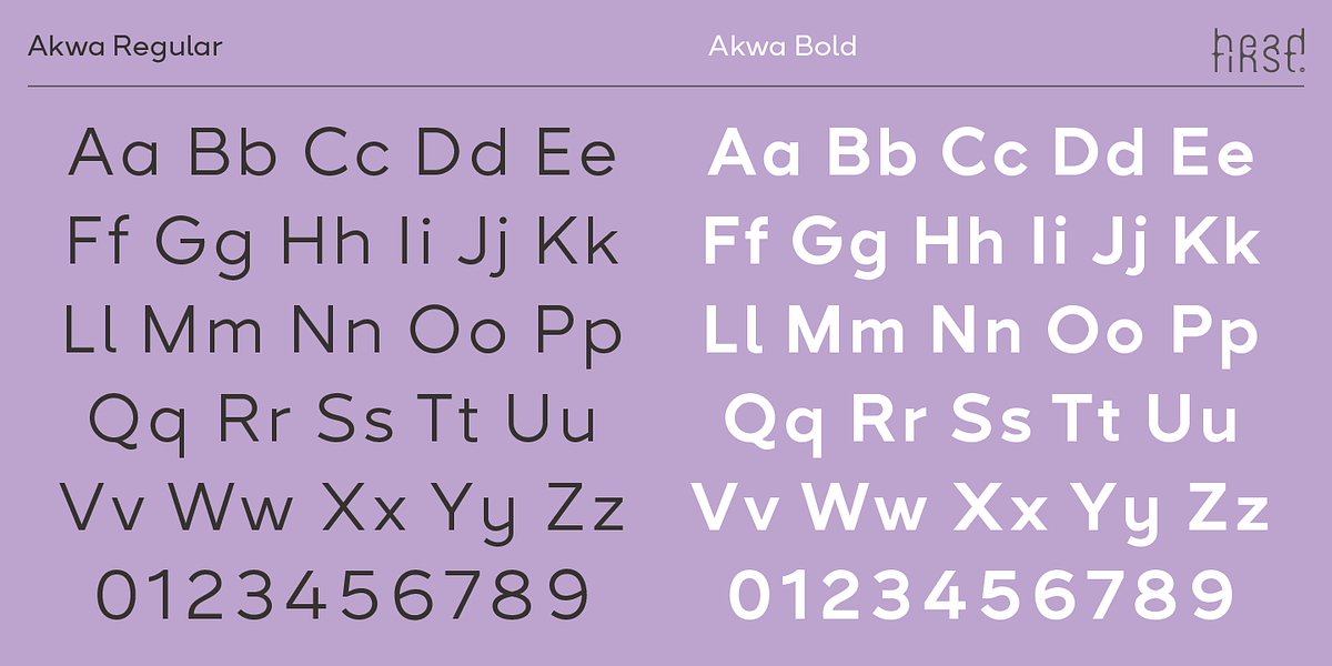 Akwa, a Sans Serif Font by HeadFirst (Photo 11 of 15)