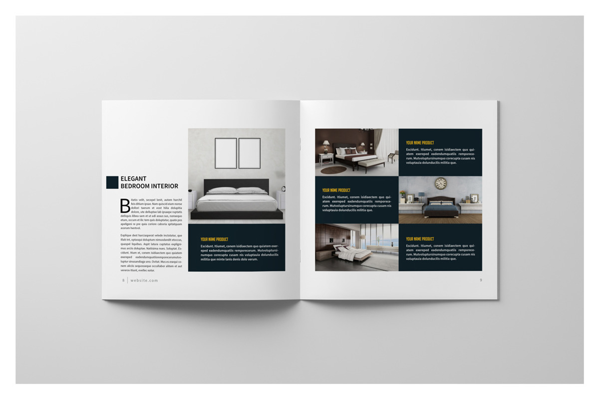 Square Brochure Catalog, a Brochure Template by adekfotografia (Photo 8 of 17)