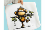 Spring Safari Whimsical Clipart, an Animal Illustration by designcity5 (Thumbnail 3 of 5)