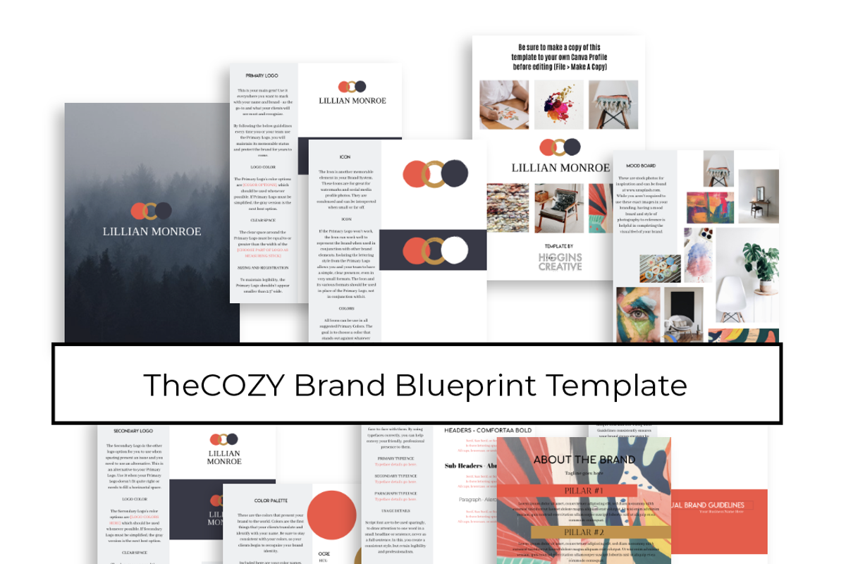 Brand Blueprint Template - COZY, a Templates & Theme by The Higgins Creative (Photo 2 of 5)