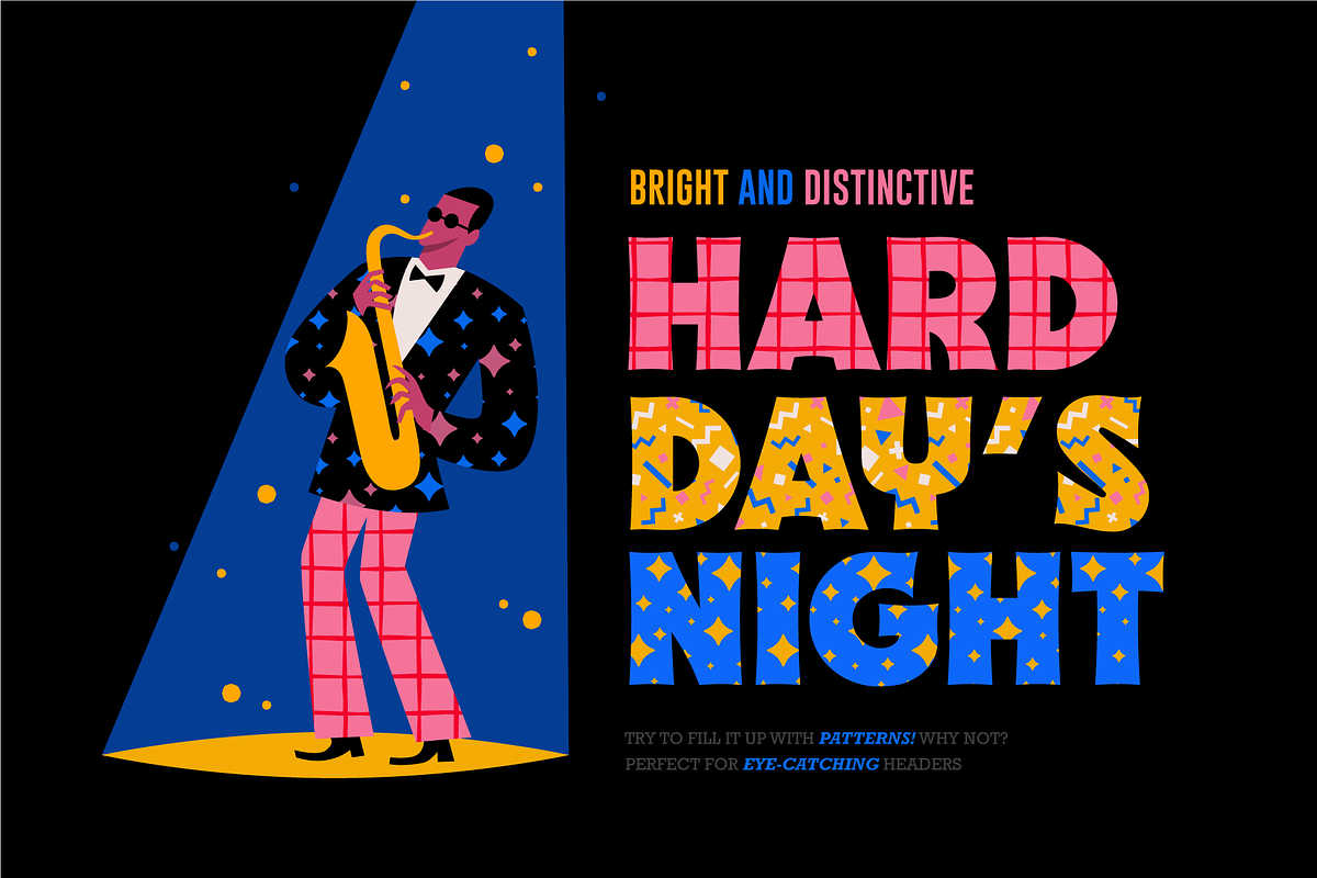 All Time Bundle | Unique Fonts, a Sans Serif Font by Darumo Shop (Photo 5 of 38)