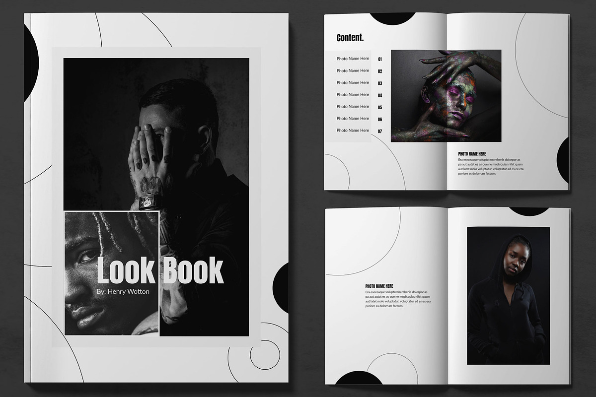 Fashion Look Book Design Layout | Creative Market