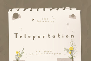 Teleportation Display Handwritten