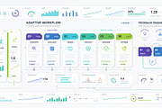 Adaptive workflow infographic with, a Finance Illustration by ZinetroN (Thumbnail 2 of 3)