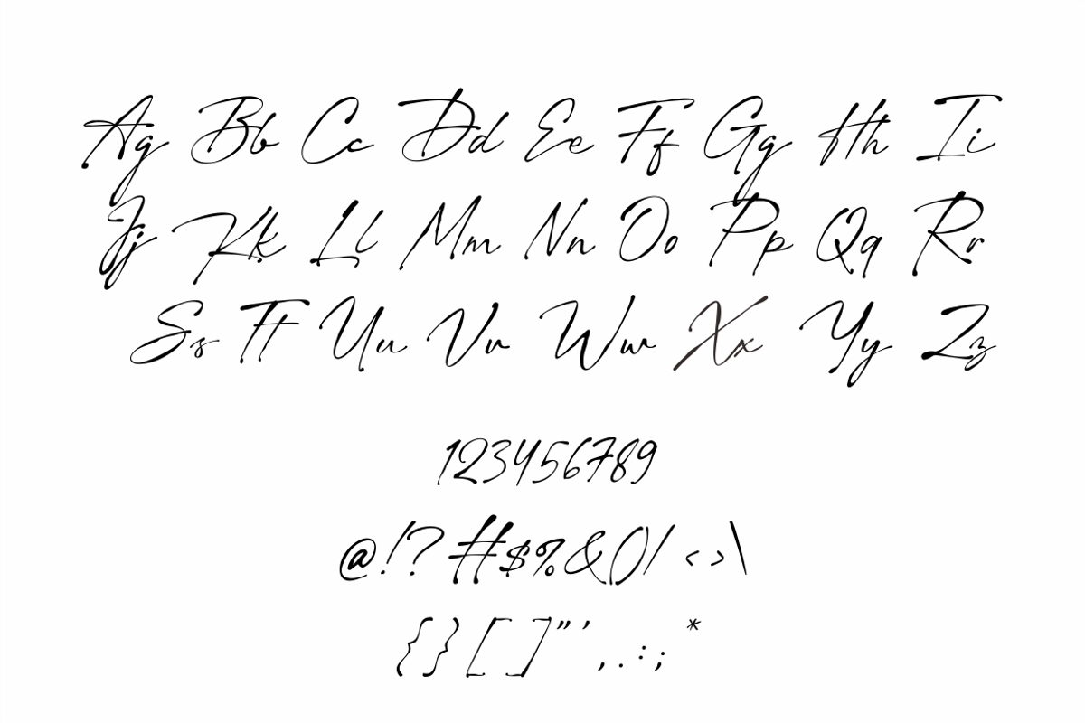 Messy Muse | Signature Font, a Handwritten Font by ManType (Photo 9 of 9)