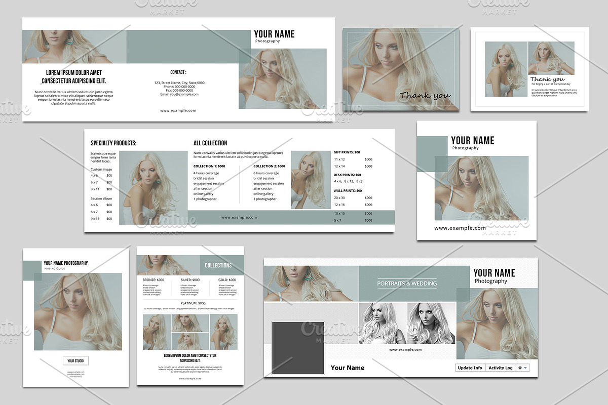 Markerting Set For Photographer-V03, a Brochure Template by Template Shop (Photo 1 of 7)