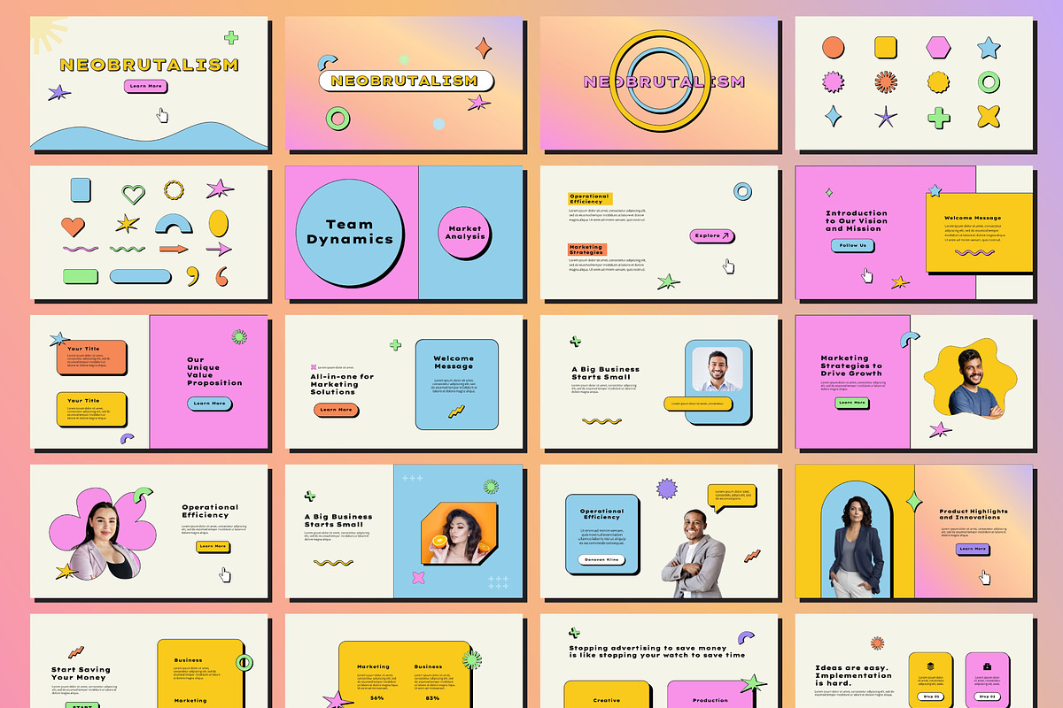Bold Slides Animated Template Bundle, a Presentation Template by Abert (Photo 5 of 11)
