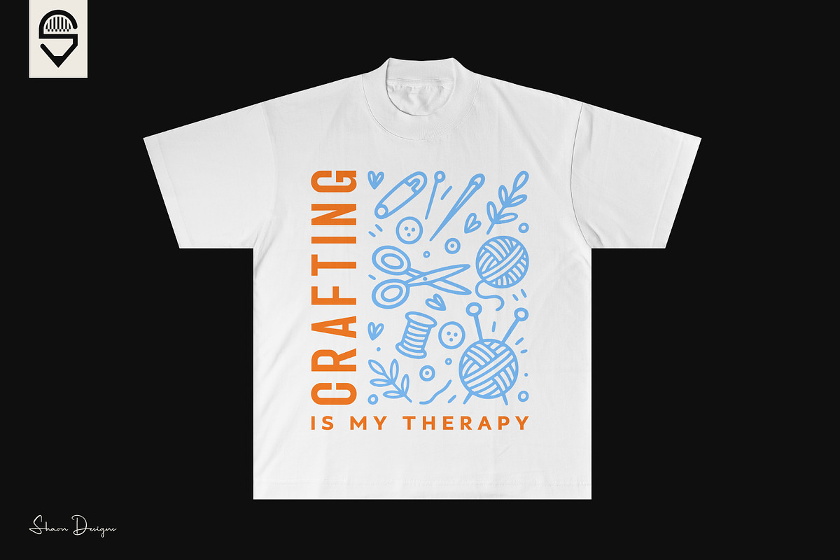 Crafting is my therapy, DIY lovers, a Graphic by shaondesigns (Photo 2 of 4)