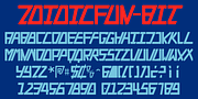 ZoidicFun, a Sans Serif Font by Ingrimayne Type (Thumbnail 6 of 9)