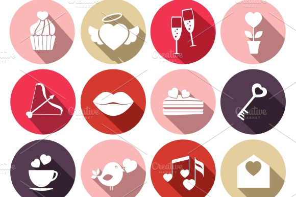 Wedding And Romantic Event Icons