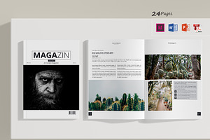 Magazine Templates Word, a Magazine Template by obidullah_01