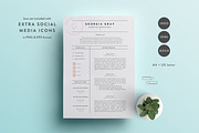Resume Template 3 Page | CV Template, a Resume Template by The Template Depot (Thumbnail 1 of 5)