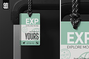 Luggage Tag with Rope Mockup, an Advertising Mockup by SD Mockup (Thumbnail 3 of 4)
