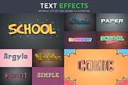 100 Vector Text Effects | Part 2, a Layer Style Add-On by rwgusev (Thumbnail 11 of 11)