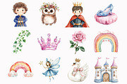 Princess Fairytale Clipart, an Illustration by Design Market (Thumbnail 5 of 5)