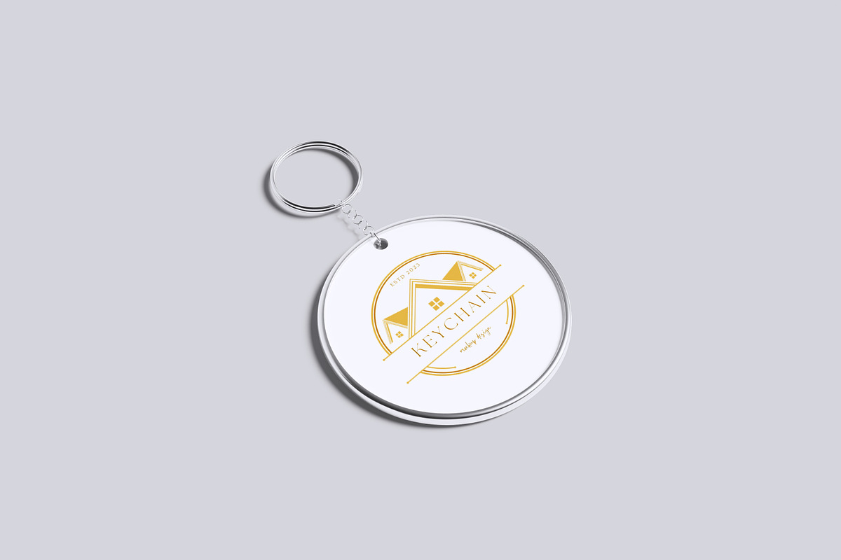 Key Ring Mockup, a Product Mockup by Riel Concept (Photo 2 of 5)