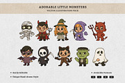 Adorable Little Monsters, an Illustration by MEANDSTUDIO (Thumbnail 1 of 11)