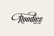 Roodies italic, a Serif Font by ABMStudio (Thumbnail 1 of 3)