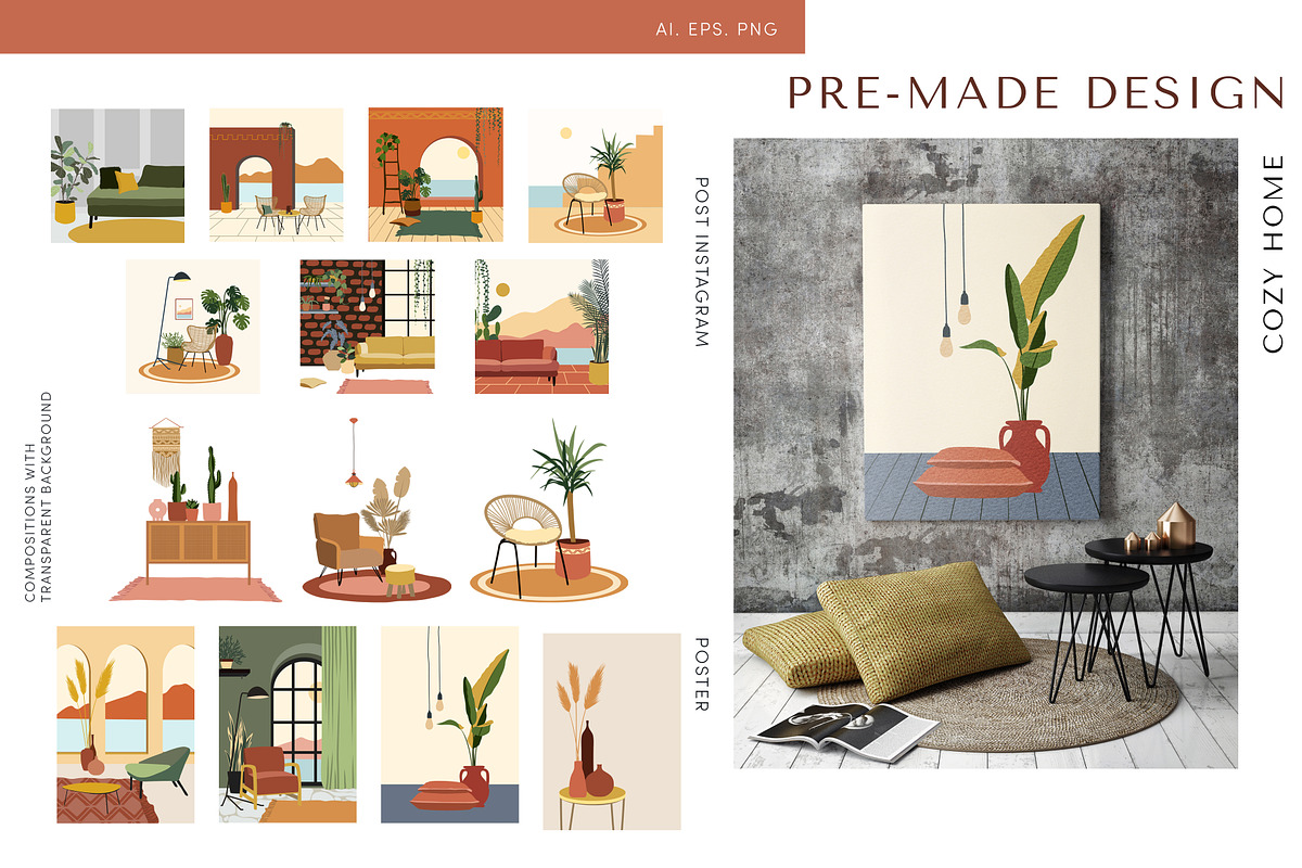 Cozy Home Creator, an Object Graphic by Polli Deeva (Photo 5 of 13)