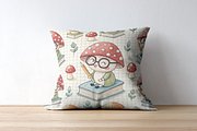 Back-to-School Scholastic Shrooms, a Pattern Graphic by FloridPrintables (Thumbnail 2 of 13)