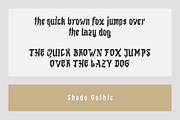 Shodo Gothic, a Blackletter Font by Mirco Zett (Thumbnail 6 of 7)