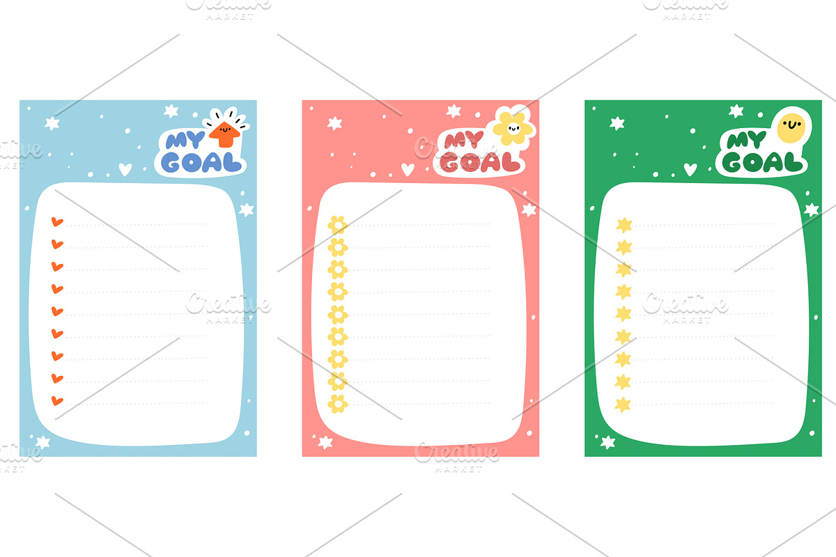 Brightly colored pages for childrens, an Object Illustration by Vectorbuum